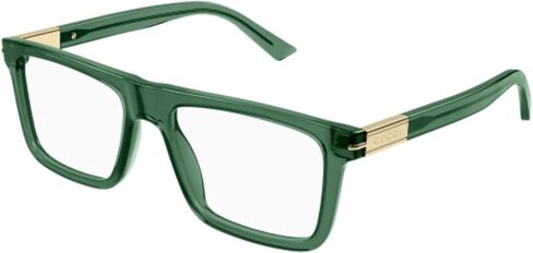Gucci Eyeglasses GG 1504 O- 007 Green/Transparent 56mm in Saudi Arabia