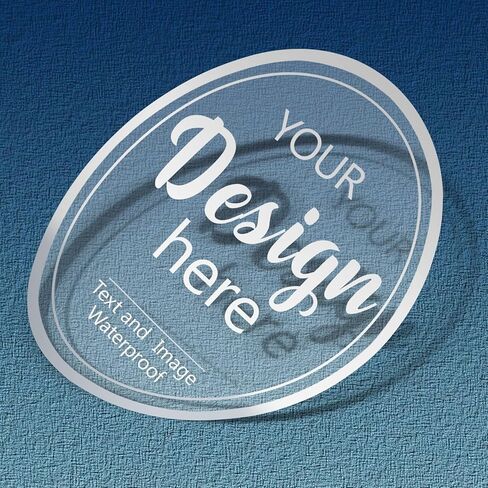 50-500 Pack 1.5"x1.5" Circle Custom Sticker,Waterproof Stickers Personalized Image,Logo Stickers Labels for Business, Weddings, Birthday Parties Gifts in Saudi Arabia