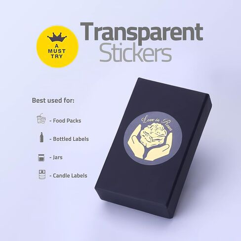 50-500 Pack 1.5"x1.5" Circle Custom Sticker,Waterproof Stickers Personalized Image,Logo Stickers Labels for Business, Weddings, Birthday Parties Gifts in Saudi Arabia