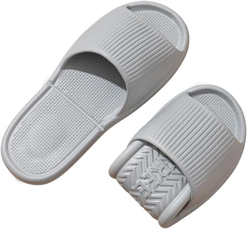 Black EVA Foldable Non-Slip Quick-Dry Shower Hotel Travel Home Lightweight Flexible Water-Resistant Comfortable Indoor Outdoor Unisex Slippers in Saudi Arabia