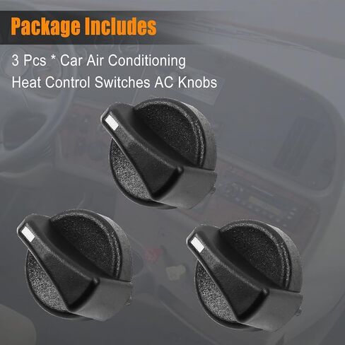 3 Pcs Peterbilt AC Heater Blower Fan Control Knobs Fit for Peterbilt 330 350 357 367 375 378 379 384 386 387 Replaces 702-5401 121-0001-000 HVAC Climate Control Module Switch in Saudi Arabia
