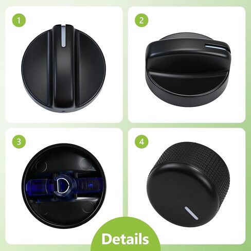 76829 04882511 04882482 Control Knob A/C Heater Control Switch Knob Set Replacement for 1994-1997 Dodge Ram 1500 2500 3500 in Saudi Arabia