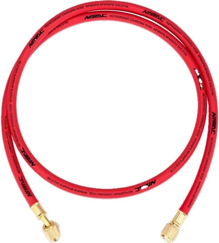 NAVAC NH5R - 1/4in Charging Hose, 5ft Long, Red in Saudi Arabia