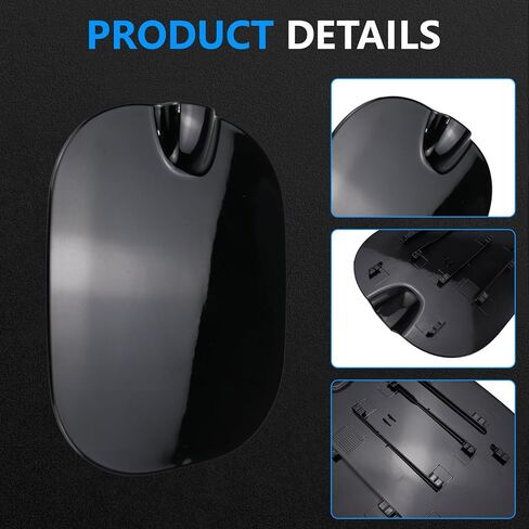 Fuel Tank Filler Pipe Housing Compatible with Chevy Silverado 1500 (2019-2025) - Only Fit for Chevy Model Gas 6'6" Bed - Gas Cap Fuel Door Pocket, Replaces 84745944, 84745974 - Black in Saudi Arabia
