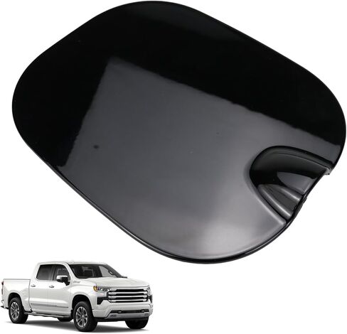 Fuel Tank Filler Pipe Housing Compatible with Chevy Silverado 1500 (2019-2025) - Only Fit for Chevy Model Gas 6'6" Bed - Gas Cap Fuel Door Pocket, Replaces 84745944, 84745974 - Black in Saudi Arabia