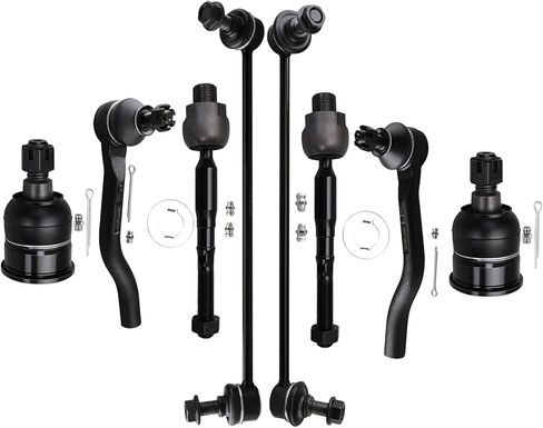 SCITOO 8-PC SET Suspension Kit For Honda For Accord Front Inner Outer Tie Rod End Front Sway Bar End Link Front Lower Ball Joint in Saudi Arabia