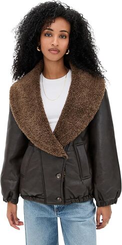 [BLANKNYC] Women's Icon Status Faux Leather Puffer in Saudi Arabia