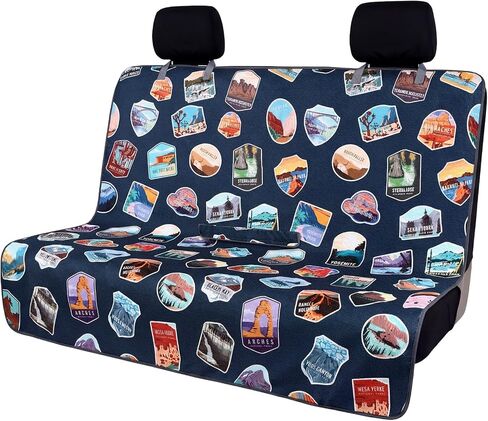 Tallew Back Seat Towel Cover for Car Athletic Running Towel Microfiber Bench Seat Cover for Pets Post Workout Sweat Washable Non Slip Automotive Backseat Protector for Outdoor Sport Camping Mat in Saudi Arabia