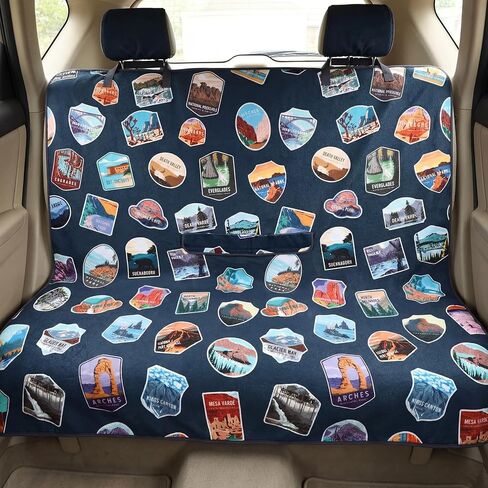 Tallew Back Seat Towel Cover for Car Athletic Running Towel Microfiber Bench Seat Cover for Pets Post Workout Sweat Washable Non Slip Automotive Backseat Protector for Outdoor Sport Camping Mat in Saudi Arabia