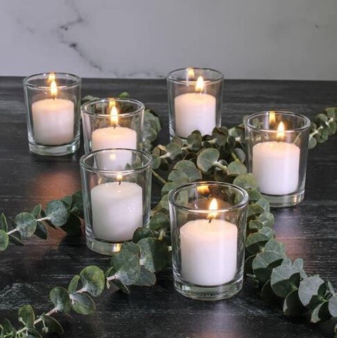 Set of 72 Premium Clear Eastland Glass Votive Candle Holders in Saudi Arabia