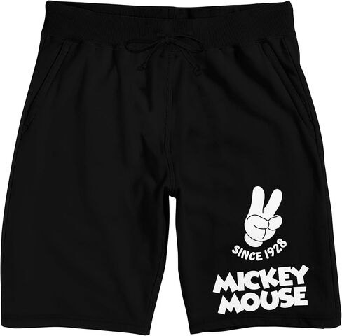 Mickey Mouse Classic Thumbs Up Adult Black Sleep Pajama Shorts in Saudi Arabia