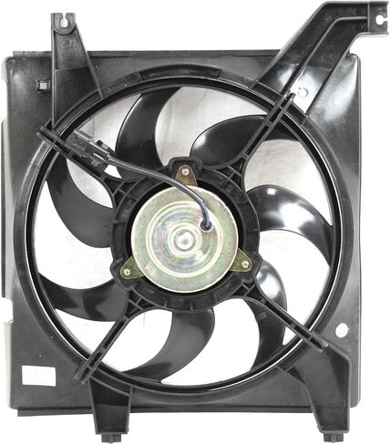 Replacement Radiator and A/C Condenser Cooling Fan Set Compatible with Hyundai Elantra 2001-2006 2.0L I4 in Saudi Arabia
