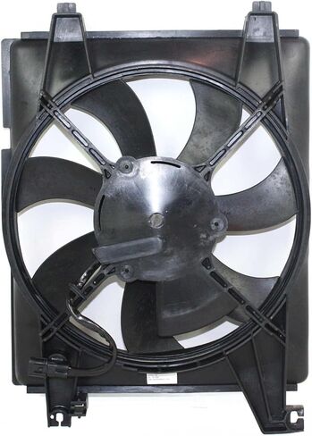 Replacement Radiator and A/C Condenser Cooling Fan Set Compatible with Hyundai Elantra 2001-2006 2.0L I4 in Saudi Arabia