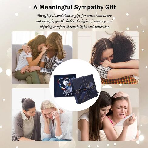 Memorial Mini Urn Suncatcher Keepsake, Sympathy Grief Gifts Miniature Cremation Ashes Jar Urn for Loss of Mother Dad Husband Pet, Sun Catcher Rainbow Bridge Always in My Heart Memory Ornament in Saudi Arabia