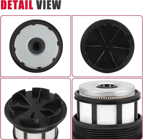 فلتر وقود الديزل FD4596 7.3L متوافق مع 1999-2003 Ford Powerstroke 7.3L Super Duty F250، F350، F450، F550 | يستبدل FD-4596؛ F81Z9N184AA؛ 33518؛ PF7698 in Kuwait