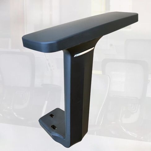 2X Furniture Office Chair Armrests Upright Brackets High Strength 27 Cmx6 cm Arm Rests Gaming Chair Arms for Home Mesh Chairs in Saudi Arabia