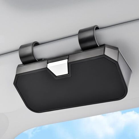 حامل نظارات شمسية لمشبك واقي السيارة، حافظة نظارات شمسية للسيارة، صندوق تخزين نظارات الشمس للسيارة، حامل نظارات شمسية للسيارة، ملحقات قناع السيارة مناسبة للشاحنة وسيارة السيدان لوضع النظارات الشمسية in Kuwait