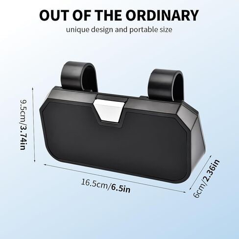 حامل نظارات شمسية لمشبك واقي السيارة، حافظة نظارات شمسية للسيارة، صندوق تخزين نظارات الشمس للسيارة، حامل نظارات شمسية للسيارة، ملحقات قناع السيارة مناسبة للشاحنة وسيارة السيدان لوضع النظارات الشمسية in Kuwait