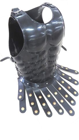 NauticalMart Medieval Roman Breastplate Movie Muscle Armor Spartan Halloween Jacket Black in Saudi Arabia