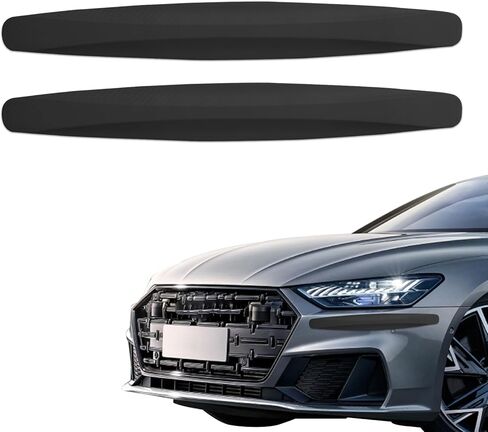 2PCS Anti-Collision Patch Bumper Guard Strip, Car Door Edge Guards, Anti-Scratch Bumper Protector Trim, Universal Car Exterior Accessories Side Door Edge Protector Fit for Most Cars (White) in Saudi Arabia