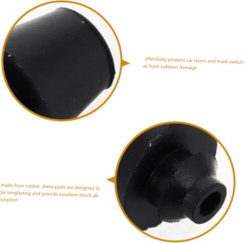 10 قطع من Luxshiny واقيات ممتصات الصدمات لصندوق السيارة وحافة صندوق السيارة مضادة للصدمات لغطاء السيارة in Kuwait