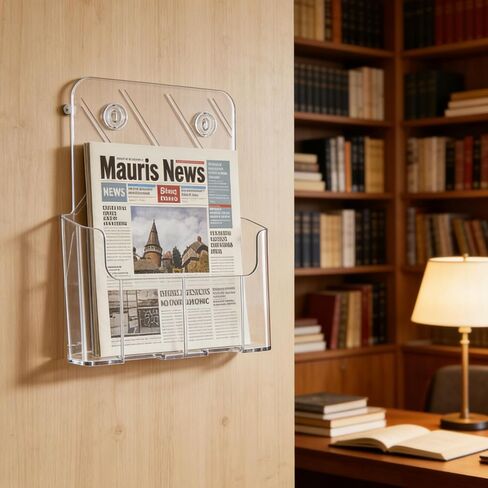 4 عبوات من حامل كتيبات الأكريليك مقاس 8.5 × 11 بوصة للمكتب أو الحائط، حامل عرض نشرة شفافة حامل طاولة بلاستيكي حامل أدب للمجلات والقوائم والنشرات والمجلات in Kuwait