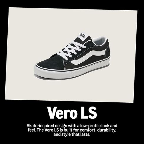 Vans Mens Vero Ls Shoe - Casual Low-top Sneakers for Fashion, Work & Walking in Saudi Arabia