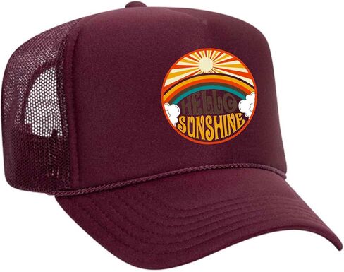 Hello Sunshine Colorful Trucker Hat in Saudi Arabia