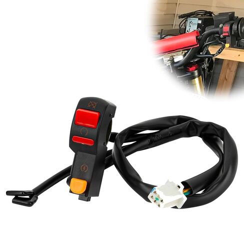 مفتاح قتل لـ Hawk 250 - PSLER للدراجة الترابية، مفتاح قتل ومفتاح تشغيل للدراجة النارية، زر إشعال المقود الأيمن لـ Hawk 250، 1 قطعة in Kuwait
