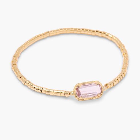 Brook & York Birthstone Bracelet – Gold Tone Stretch Bracelet for Women - Stacking Bracelet - Gifts for Mom in Saudi Arabia