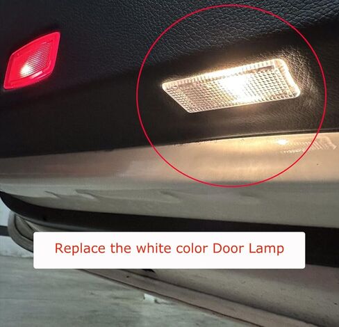 2 قطعة سيارة غير باهتة الإسقاط LED جهاز عرض ليزر شعار شعار البركة أضواء الباب ل 2012-2019 CLA CLS C-Class كوبيه C205 C207 (نجمة + حروف) in Kuwait