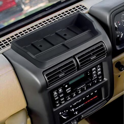 Center Console Dash Storage Tray Compatible With 1997 1998 1999 2000 2001 2002 2003 2004 2005 2006 Jeep Wrangler TJ Dashboard Organizer Box Interior Accessories in Saudi Arabia