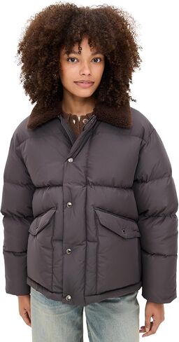 DUNST Women's Fur Detachable Goose Down Jacket in Saudi Arabia