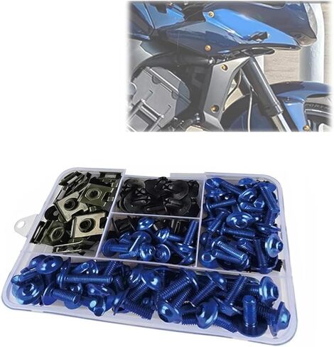 مجموعات هيكل السيارة كاملة مجموعة مسامير هدية لأبريليا RSV4 RS660 RS125 RS250 RS 660 125 V4 250 دراجة نارية أجزاء المكسرات الكاملة (أسود) in Saudi Arabia