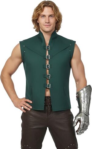 Men's Medieval Vest Renaissance Victorian Waistcoat for Men Fancy Dress Party in Saudi Arabia