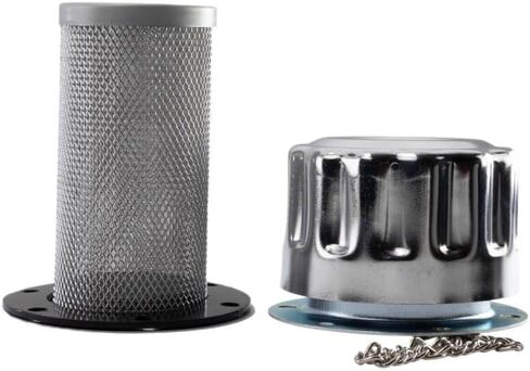 Mytee Products Carbon Steel Hydraulic Tank Breather Cap with Chain for Oil & Fuel Reservoir - Metal Filler Vent Cap Replaces BC40, BUYTFA005715, TFA005715 OEM in Saudi Arabia