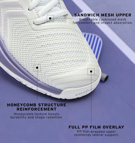 حذاء تنس Ultrashot Light Pickleball للسيدات من K-SWISS - حذاء خفيف الوزن للمحكمة ودعم ثابت للحركة الجانبية in Kuwait