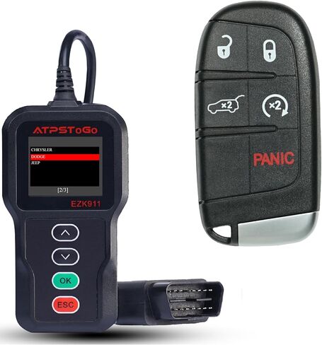 DIY Smart Car Key Fob Replacement Fits for Jeep Grand Cherokee Dodge Durango 2014-2017 Keyless Entry Remote Control Key Kit M3N40821302 in Saudi Arabia