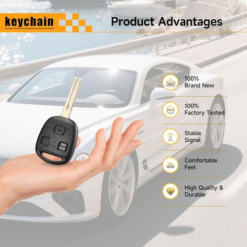 Key Fob Replacement Lexus RX330 2004 2005 2006 RX350 2007-2009 RX400h 2006-2008 RX450h 2010 Proximity Keyless Entry Remote 314 Mhz HYQ12BBT 89785-50030 89785-50031 in Saudi Arabia