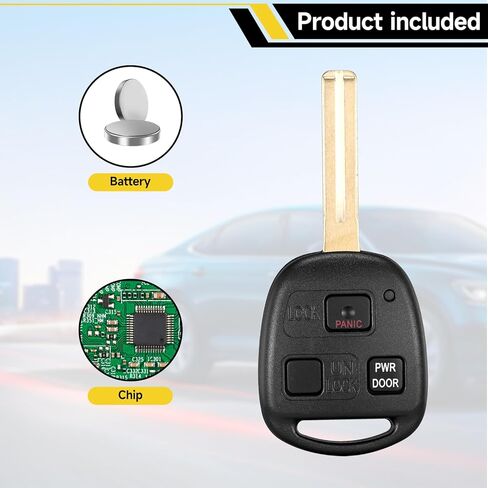 Key Fob Replacement Lexus RX330 2004 2005 2006 RX350 2007-2009 RX400h 2006-2008 RX450h 2010 Proximity Keyless Entry Remote 314 Mhz HYQ12BBT 89785-50030 89785-50031 in Saudi Arabia