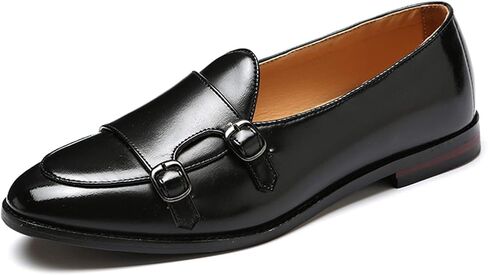 Santimon Italy Luxury Monk Strap Wedding Dress Shoes for Men Leather Handmade Shoes in Saudi Arabia