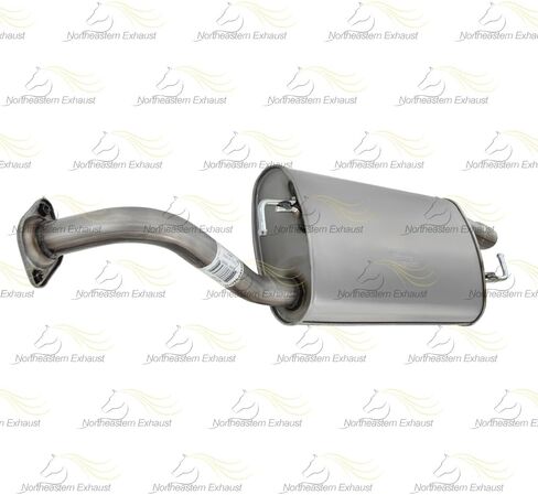 Exhaust Rear Muffler Compatible for 2014-2019 Toyota Corolla 1.8L | Stainless Steel | Northeastern Exhaust | Free Gaskets Included | Automotive Replacement Part | Direct-Fit in Saudi Arabia