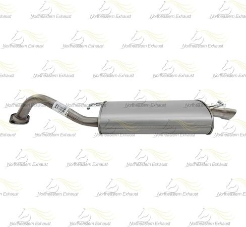 Exhaust Rear Muffler Compatible for 2014-2019 Toyota Corolla 1.8L | Stainless Steel | Northeastern Exhaust | Free Gaskets Included | Automotive Replacement Part | Direct-Fit in Saudi Arabia