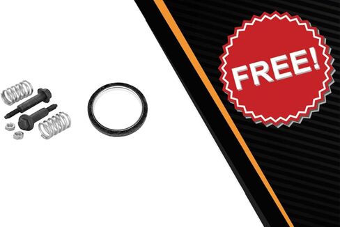 Exhaust Rear Muffler Compatible for 2014-2019 Toyota Corolla 1.8L | Stainless Steel | Northeastern Exhaust | Free Gaskets Included | Automotive Replacement Part | Direct-Fit in Saudi Arabia