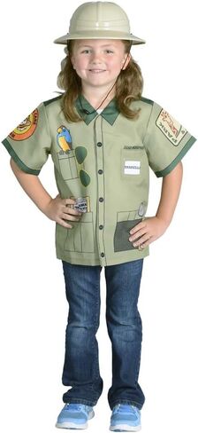 Aeromax My 1st Career Gear Zookeeper Shirt and Pith Safari Helmet (2 Piece Bundle). in Saudi Arabia