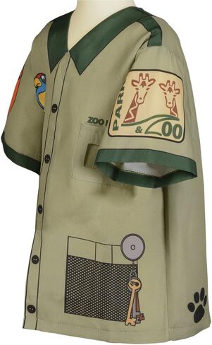 Aeromax My 1st Career Gear Zookeeper Shirt and Pith Safari Helmet (2 Piece Bundle). in Saudi Arabia