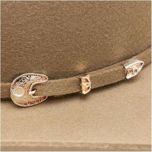 Stetson Unisex Corral 4X Felt Cowboy Hat - SBCRAL-754098 Silver Sand 6 7/8 in Saudi Arabia
