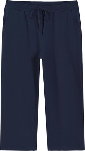 Weintee Women's Plus Size Petite Wide Leg Cotton Sweatpants with Pockets in Saudi Arabia