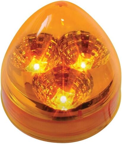 GG Grand General 77742 Red/Red LED Light (2" Spyder Beehive 3 with Grommet and Pigtail, Lens) in Saudi Arabia