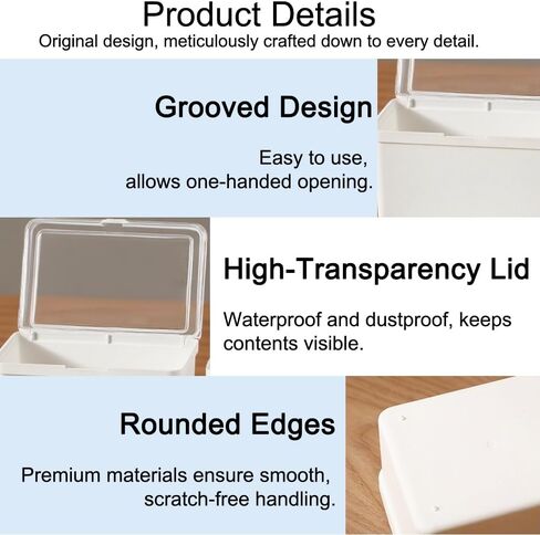 Plastic Storage Bins Containers with Lids,Craft Organizers and Storage, Organizing Container for Home, Office and Art Supplies, Stackable - Large in Saudi Arabia